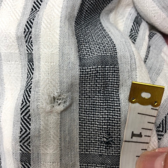 Urban Romantics Striped Sleeveless Jumpsuit Open Back Size S - Picture 8 of 8